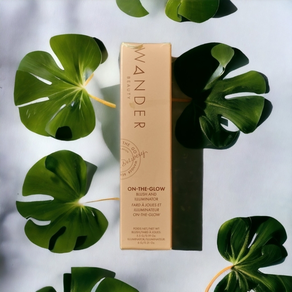 NIB Wander BeautyOn-the-Glow Blush&Illuminator BARE/NUDE GLOW - Picture 2 of 4